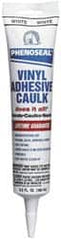 DAP - 5.5 oz Cartridge White Acrylic & Latex Caulk - 180°F Max Operating Temp, 30 min Tack Free Dry Time - Caliber Tooling