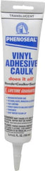 DAP - 5.5 oz Cartridge Clear Acrylic & Latex Caulk - 100°F Max Operating Temp, 20 min Tack Free Dry Time - Caliber Tooling