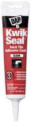 DAP - 5.5 oz Tube Clear Acrylic & Latex Caulk - -20 to 150°F Operating Temp, 15 min Tack Free Dry Time, 36 hr Full Cure Time - Caliber Tooling