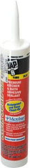 DAP - 10.1 oz Cartridge White Acrylic & Latex Caulk - -30 to 180°F Operating Temp, 30 min Tack Free Dry Time - Caliber Tooling