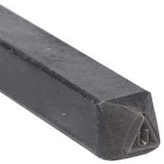 Made in USA - 3/16 Inch Character Size, U within a Triangle, Code Stamp - Steel - Caliber Tooling