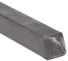 Made in USA - 3/16 Inch Character Size, 49 within a Triangle, Code Stamp - Steel - Caliber Tooling