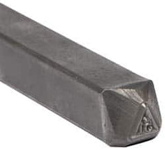 Made in USA - 3/16 Inch Character Size, 51 within a Triangle, Code Stamp - Steel - Caliber Tooling