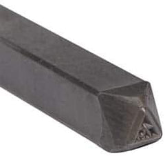 Made in USA - 3/16 Inch Character Size, 79 within a Triangle, Code Stamp - Steel - Caliber Tooling