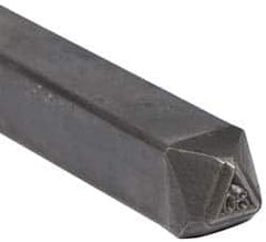 Made in USA - 3/16 Inch Character Size, 80 within a Triangle, Code Stamp - Steel - Caliber Tooling