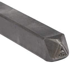 Made in USA - 1/4 Inch Character Size, 87 within a Triangle, Code Stamp - Steel - Caliber Tooling