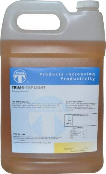 Master Fluid Solutions - Trim Tap Light, 1 Gal Bottle Tapping Fluid - Straight Oil, For Broaching, Gear Cutting, Gundrilling, Milling, Reaming, Sawing, Shaving, Threading - Caliber Tooling