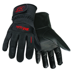 Medium --Ironflex TIG Gloves - Grain Kidskin Palm - Breathable Nomex back -Adjustable elastic cuff - Sewn with Kevlar thread - Caliber Tooling