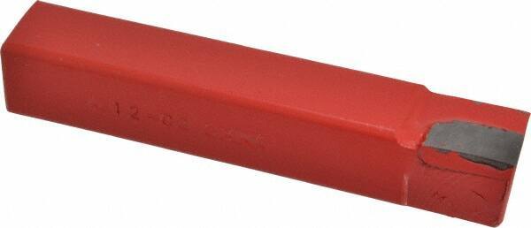 Interstate - 3/4 x 3/4" Shank, Square Shoulder Turning Single Point Tool Bit - AL-12, Grade C2 - Exact Industrial Supply