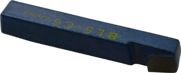 Interstate - 5/16 x 5/16" Shank, Lead Angle Turning Single Point Tool Bit - BL-5, Grade C6 - Exact Industrial Supply