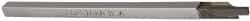 Accupro - 9/32 x 9/32" Shank, Cutoff & Grooving Single Point Tool Bit - LC-281080 - Exact Industrial Supply