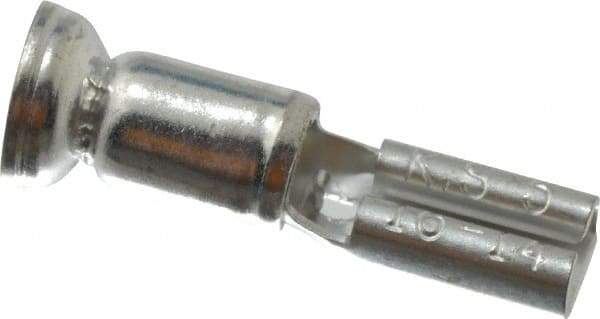 Ideal - 16 to 14 AWG, Noninsulated, Female Wire Disconnect - Silver, cUL Listed, RoHS Compliant, UL Listed - Caliber Tooling