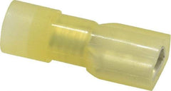 Ideal - 12 to 10 AWG, Vinyl, Fully Insulated, Female Wire Disconnect - 1/4 Inch Wide Tab, Yellow, cUL Listed, RoHS Compliant, UL Listed 774A - Caliber Tooling