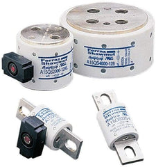 Ferraz Shawmut - 150 VAC/VDC, 1000 Amp, Fast-Acting Semiconductor/High Speed Fuse - Bolt-on Mount, 3-1/2" OAL, 100 at AC, 50 at DC kA Rating, 1-1/2" Diam - Caliber Tooling