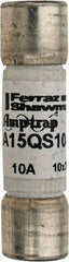 Ferraz Shawmut - 150 VAC/VDC, 10 Amp, Fast-Acting Semiconductor/High Speed Fuse - Clip Mount, 1-1/2" OAL, 100 at AC, 50 at DC kA Rating, 13/32" Diam - Caliber Tooling