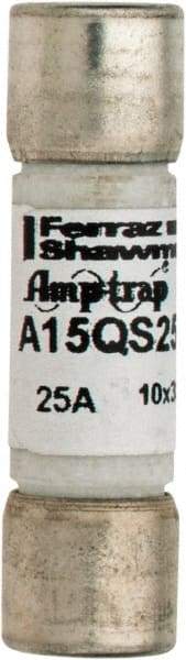 Ferraz Shawmut - 150 VAC/VDC, 25 Amp, Fast-Acting Semiconductor/High Speed Fuse - Clip Mount, 1-1/2" OAL, 100 at AC, 50 at DC kA Rating, 13/32" Diam - Caliber Tooling