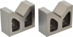 SPI - 1-3/4" Max Capacity, 90° Angle, Cast Iron V-Block - 3" Long x 1-5/16" Wide x 2-3/8" High, Sold as Matched Pair - Caliber Tooling