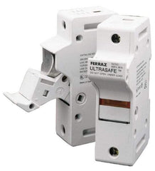 Ferraz Shawmut - 1 Pole, 600 VAC/VDC, 60 Amp, DIN Rail Mount Fuse Holder - Compatible with J Class, 58mm Long x 3.84 Inch Wide and 22mm Diameter Fuse - Caliber Tooling