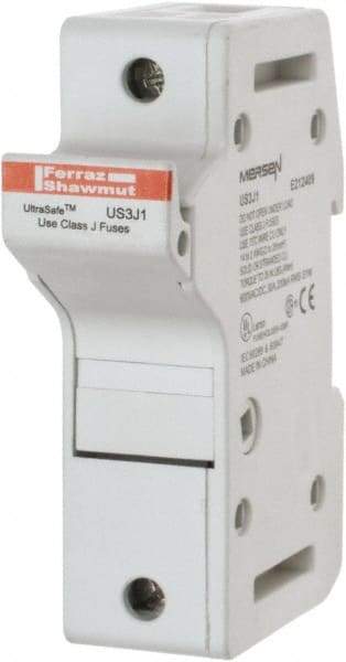 Ferraz Shawmut - 1 Pole, 600 VAC/VDC, 30 Amp, DIN Rail Mount Fuse Holder - Compatible with J Class, 58mm Long x 1.28 Inch Wide and 22mm Diameter Fuse - Caliber Tooling