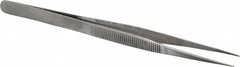 Value Collection - 5-11/16" OAL Diamond Tweezers - Fine Point - Caliber Tooling