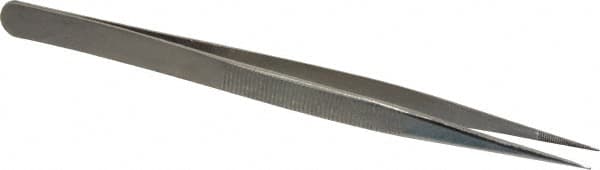 Value Collection - 5-11/16" OAL Diamond Tweezers - Fine Point - Caliber Tooling