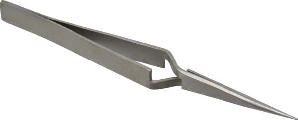 Value Collection - 4-7/8" OAL NAA Reverse Action Tweezers - Long & Strong Point - Caliber Tooling