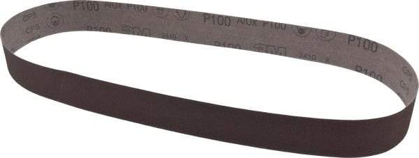 3M - 2" Wide x 48" OAL, 100 Grit, Aluminum Oxide Abrasive Belt - Aluminum Oxide, Fine, Coated, X Weighted Cloth Backing, Series 241D - Caliber Tooling