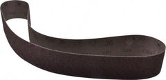 3M - 2-1/2" Wide x 48" OAL, 36 Grit, Aluminum Oxide Abrasive Belt - Aluminum Oxide, Very Coarse, Coated, X Weighted Cloth Backing, Series 341D - Caliber Tooling