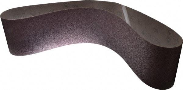 3M - 6" Wide x 60" OAL, 36 Grit, Aluminum Oxide Abrasive Belt - Aluminum Oxide, Very Coarse, Coated, X Weighted Cloth Backing, Series 341D - Caliber Tooling