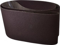 3M - 8" Wide x 107" OAL, 50 Grit, Aluminum Oxide Abrasive Belt - Aluminum Oxide, Coarse, Coated, X Weighted Cloth Backing, Series 341D - Caliber Tooling