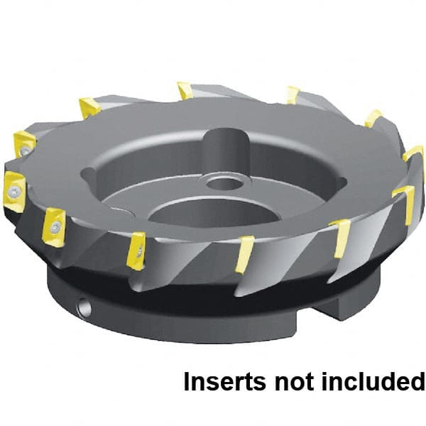 Kennametal - 50mm Cut Diam, 22mm Arbor Hole Diam, Indexable Square-Shoulder Face Mill - Caliber Tooling