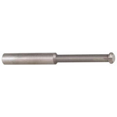 Accupro - 0.49" Cutter Head Diam, 1/32" Flat Width, 3" OAL, Solid Carbide, Single Right Hand Back Chamfer - Caliber Tooling