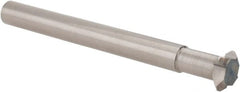 Accupro - 3/8" Cutter Head Diam, 1/32" Flat Width, 2-1/2" OAL, Solid Carbide, Single Right Hand Back Chamfer - Caliber Tooling