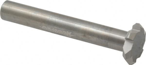 Accupro - 3/4" Cutter Head Diam, 1/32" Flat Width, 2-1/2" OAL, Solid Carbide, Single Right Hand Back Chamfer - Caliber Tooling