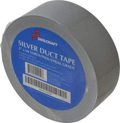 Ability One - 2" x 60 Yds Gray Duct Tape - 9 mil, Rubber Adhesive, Polyethylene Cloth Backing, Series 5640 - Caliber Tooling