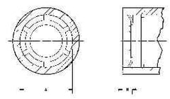 Thomson Industries - 16mm Internal Retaining Ring - For Use with Linear Bearing SSE M16, MA M16 - Caliber Tooling