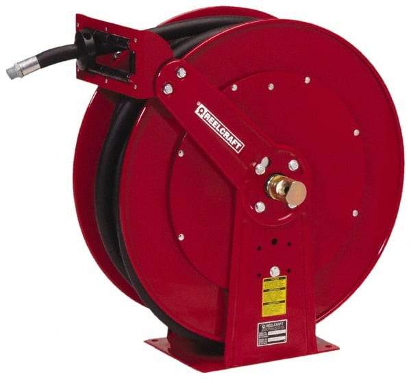 Reelcraft - 75' Spring Retractable Hose Reel - 250 psi, Hose Included - Caliber Tooling