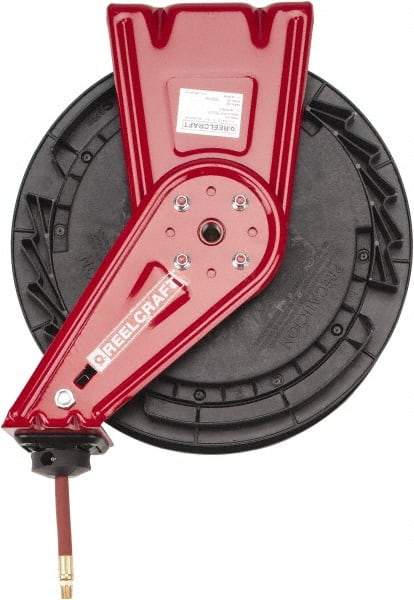 Reelcraft - 50' Spring Retractable Hose Reel - 300 psi, Hose Included - Caliber Tooling