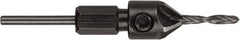 DeWALT - 1/4" Drill Compatibility, 5" Overall Length, Adjustable Depth Drill Countersink - Caliber Tooling