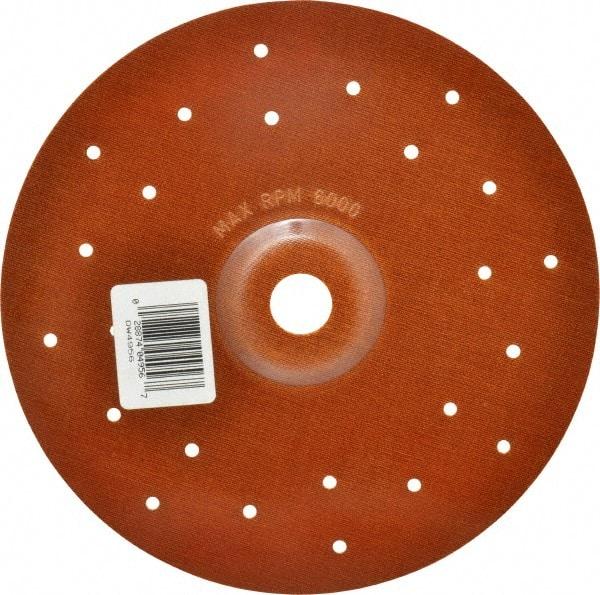 DeWALT - 9" Diam Locking Nut Disc Backing Pad - Medium Density, 6,000 RPM - Caliber Tooling