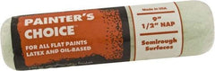 Wooster Brush - 1/2" Nap, 9" Wide Paint Roller - Semi-Rough Texture, Synthetic Knit - Caliber Tooling