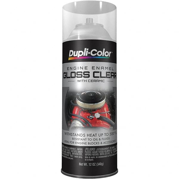 Krylon - 12 oz Clear Automotive Heat Resistant Paint - High Gloss Finish, Comes in Aerosol Can - Caliber Tooling