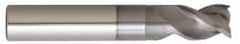 Niagara Cutter - 1/4" Diam 3 Flute Solid Carbide 0.01" Corner Radius End Mill - Caliber Tooling