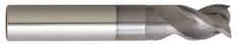 Niagara Cutter - 3/8", 3 Flute, Single End, Solid Carbide, 0.015" Corner Radius End Mill - 3" OAL, 40° Helix, Right Hand Flute, 1/2" LOC, Right Hand Cut, 1-3/8" Extended Reach - Caliber Tooling