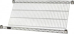 Quantum Storage - 1 Shelf Wire Shelving Unit - 48" Wide x 24" Deep x 1" High, - Caliber Tooling