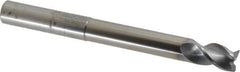 Niagara Cutter - 1/2", 3 Flute, Single End, Solid Carbide, 0.02" Corner Radius End Mill - 5" OAL, 40° Helix, Right Hand Flute, 5/8" LOC, Right Hand Cut, 3-1/8" Extended Reach - Caliber Tooling