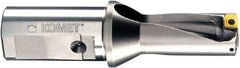 Komet - 46mm Max Drill Depth, 2xD, 22.5mm Diam, Indexable Insert Drill - 2 Inserts, 25mm Shank Diam, Straight Shank - Caliber Tooling