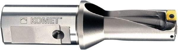 Komet - 88mm Max Drill Depth, 2xD, 44mm Diam, Indexable Insert Drill - 2 Inserts, 32mm Shank Diam, Straight Shank - Caliber Tooling