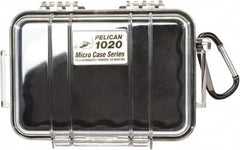 Pelican Products, Inc. - 4-3/4" Wide x 2-1/8" High, Clamshell Hard Case - Clear/Black, Polycarbonate - Caliber Tooling