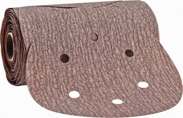 Norton - 6" Diam, 180 Grit Aluminum Oxide Adhesive PSA Disc - Fine Grade, Natural, B Weighted Backing, Flexible - Caliber Tooling